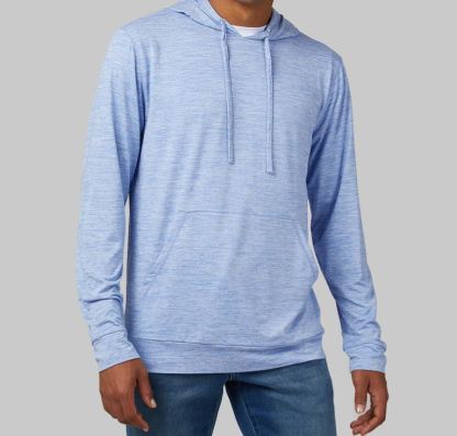 MEN'S COOL LONG SLEEVE HOODED T-SHIRT