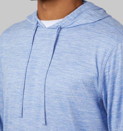 MEN'S COOL LONG SLEEVE HOODED T-SHIRT