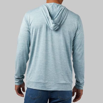 MEN'S COOL LONG SLEEVE HOODED T-SHIRT