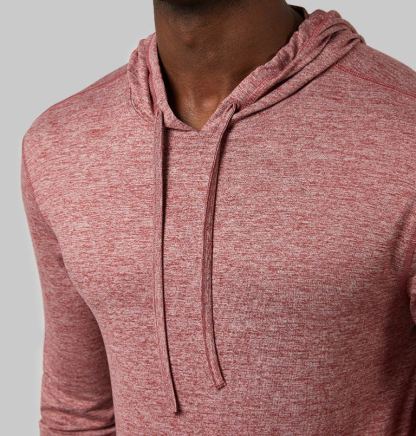 MEN'S COOL LONG SLEEVE HOODED T-SHIRT