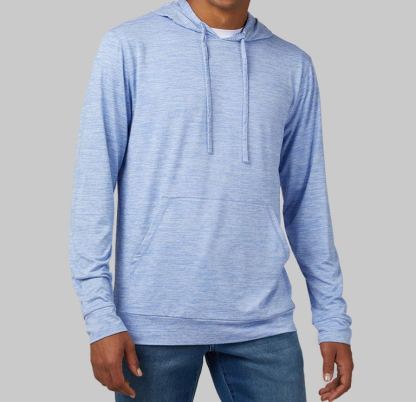 MEN'S COOL LONG SLEEVE HOODED T-SHIRT