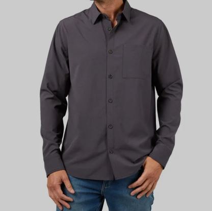 MEN'S CASUAL LONG SLEEVE DRESS SHIRT