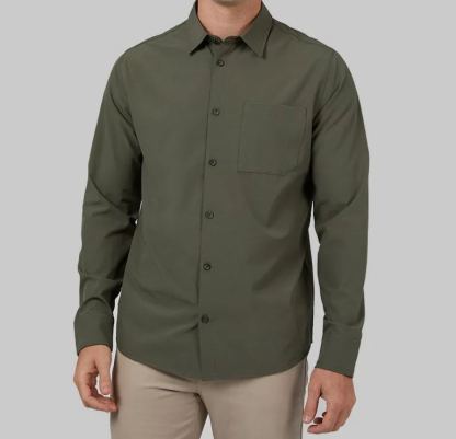 MEN'S CASUAL LONG SLEEVE DRESS SHIRT