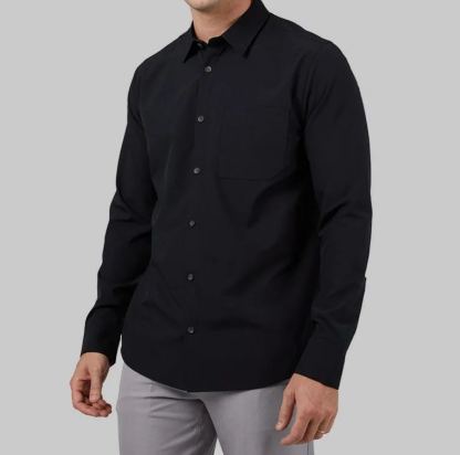 MEN'S CASUAL LONG SLEEVE DRESS SHIRT