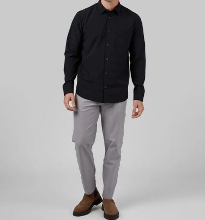 MEN'S CASUAL LONG SLEEVE DRESS SHIRT