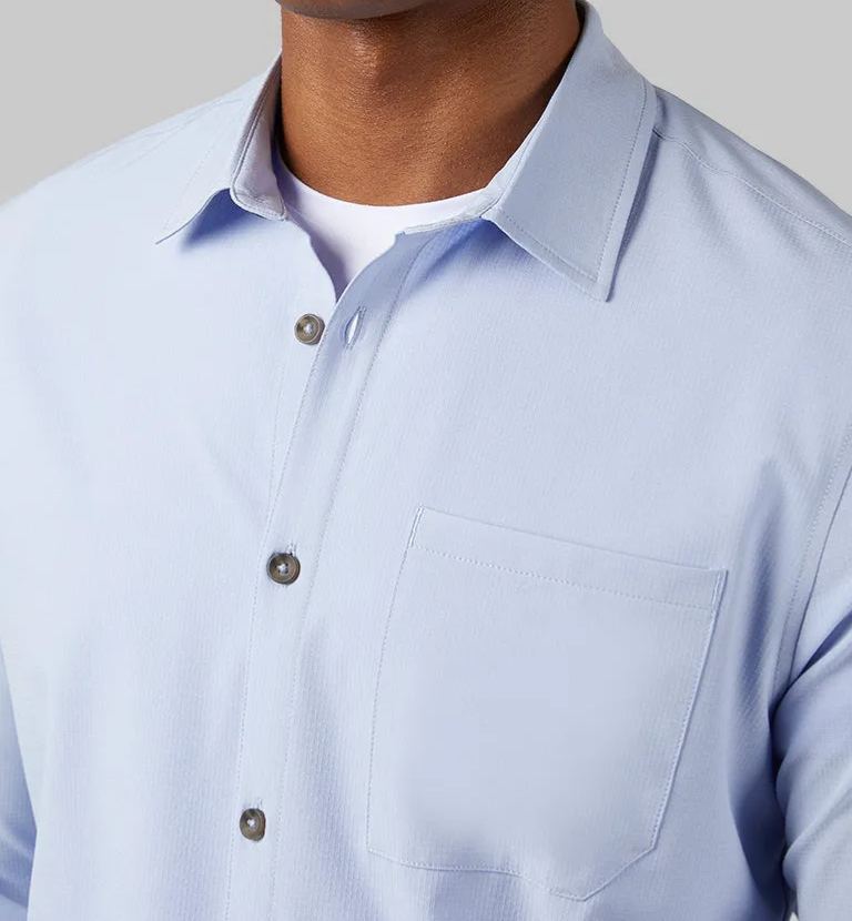 MEN'S CASUAL LONG SLEEVE DRESS SHIRT