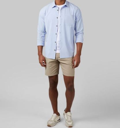 MEN'S CASUAL LONG SLEEVE DRESS SHIRT