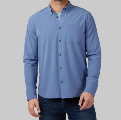 MEN'S CASUAL LONG SLEEVE DRESS SHIRT