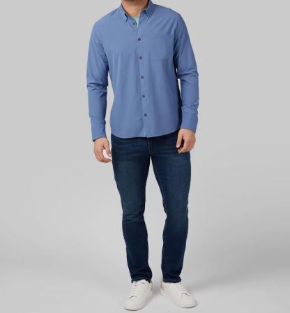 MEN'S CASUAL LONG SLEEVE DRESS SHIRT