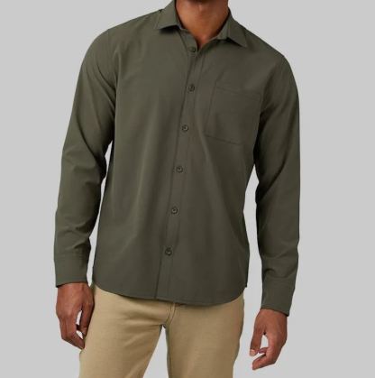 MEN'S CASUAL LONG SLEEVE DRESS SHIRT