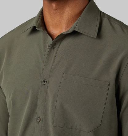 MEN'S CASUAL LONG SLEEVE DRESS SHIRT