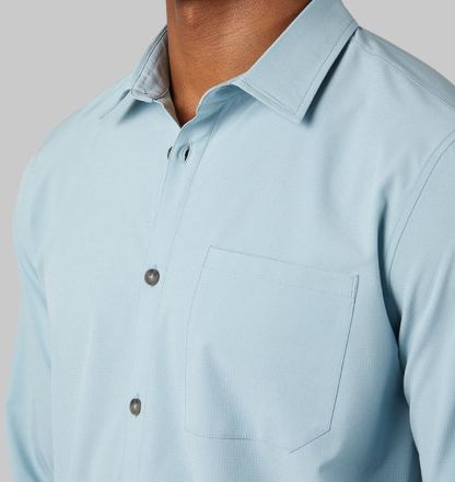 MEN'S CASUAL LONG SLEEVE DRESS SHIRT