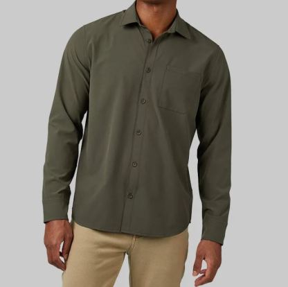 MEN'S CASUAL LONG SLEEVE DRESS SHIRT
