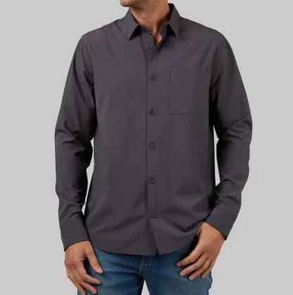 MEN'S CASUAL LONG SLEEVE DRESS SHIRT