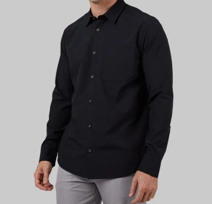 MEN'S CASUAL LONG SLEEVE DRESS SHIRT