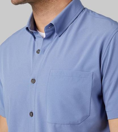 MEN'S CASUAL SHORT SLEEVE DRESS SHIRT