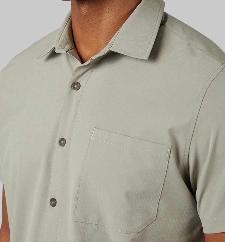 MEN'S CASUAL SHORT SLEEVE DRESS SHIRT