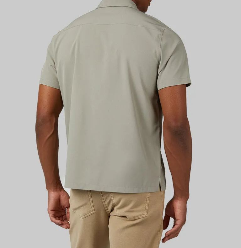 MEN'S CASUAL SHORT SLEEVE DRESS SHIRT