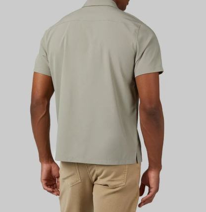 MEN'S CASUAL SHORT SLEEVE DRESS SHIRT