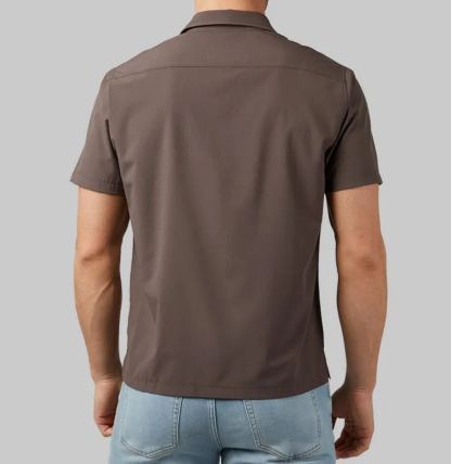 MEN'S CASUAL SHORT SLEEVE DRESS SHIRT