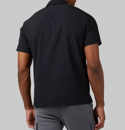 MEN'S CASUAL SHORT SLEEVE DRESS SHIRT
