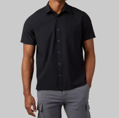 MEN'S CASUAL SHORT SLEEVE DRESS SHIRT