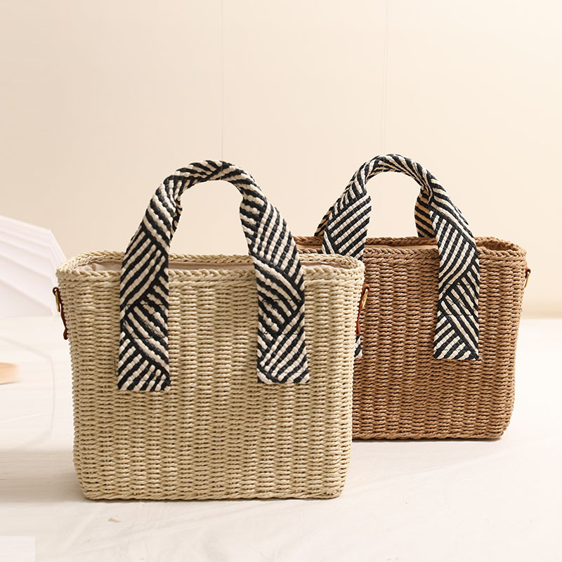 Beach Bags for Women, Summer Straw Bag, Woven Straw Beach Tote Bag Shoulder Handbags