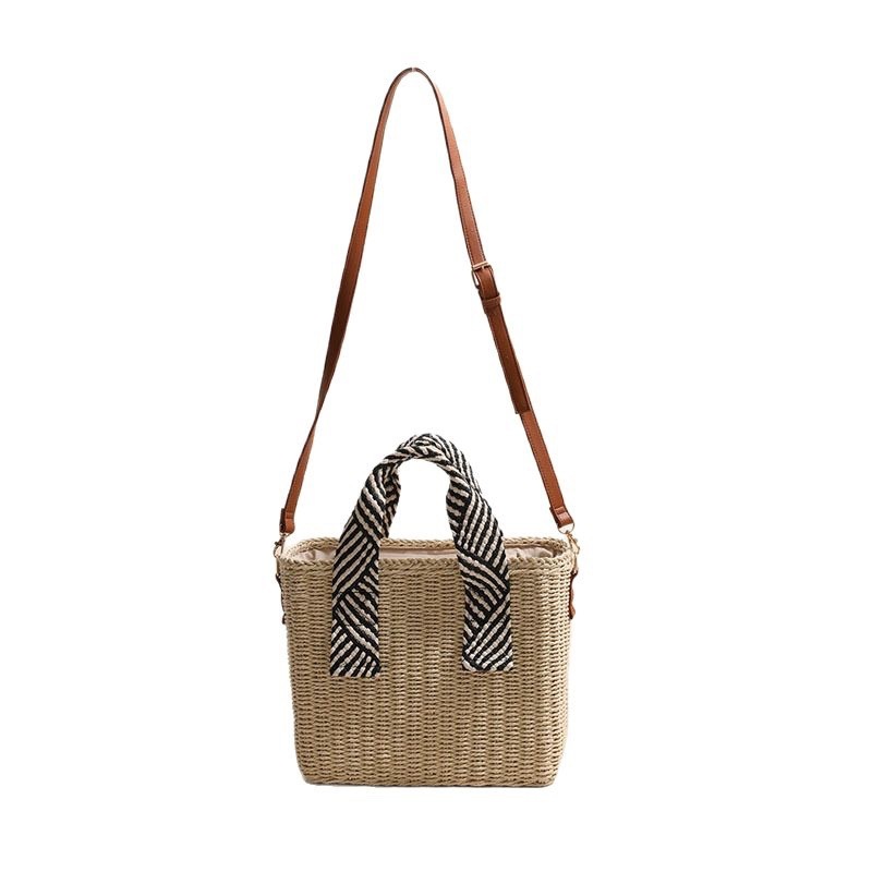 Beach Bags for Women, Summer Straw Bag, Woven Straw Beach Tote Bag Shoulder Handbags