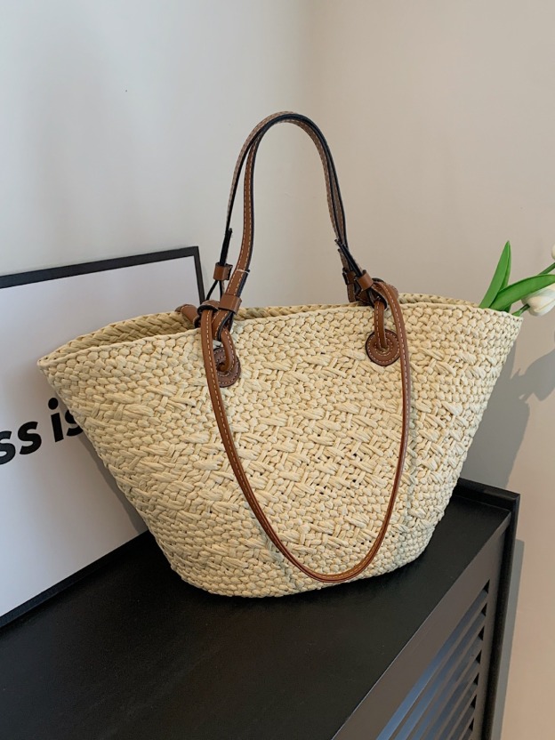 Women Woven Tote Bag Fashion Straw Bag