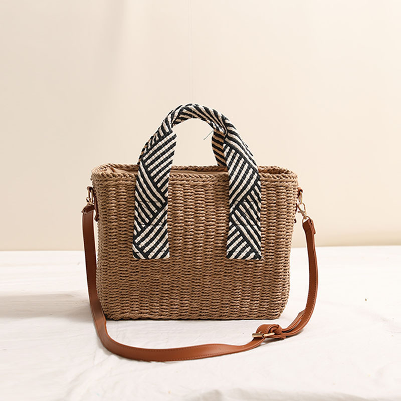 Beach Bags for Women, Summer Straw Bag, Woven Straw Beach Tote Bag Sho