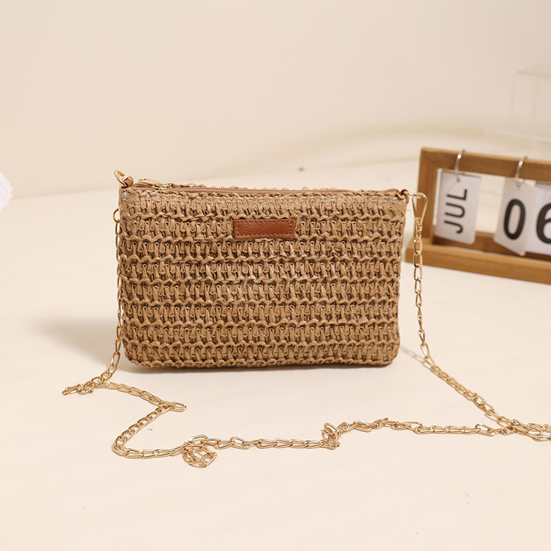 Handwoven Straw Tote & Crossbody Bag – Eco-Friendly 2-in-1 Summer Handbag