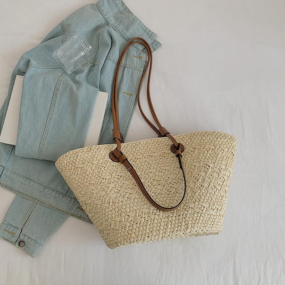 Women Woven Tote Bag Fashion Straw Bag