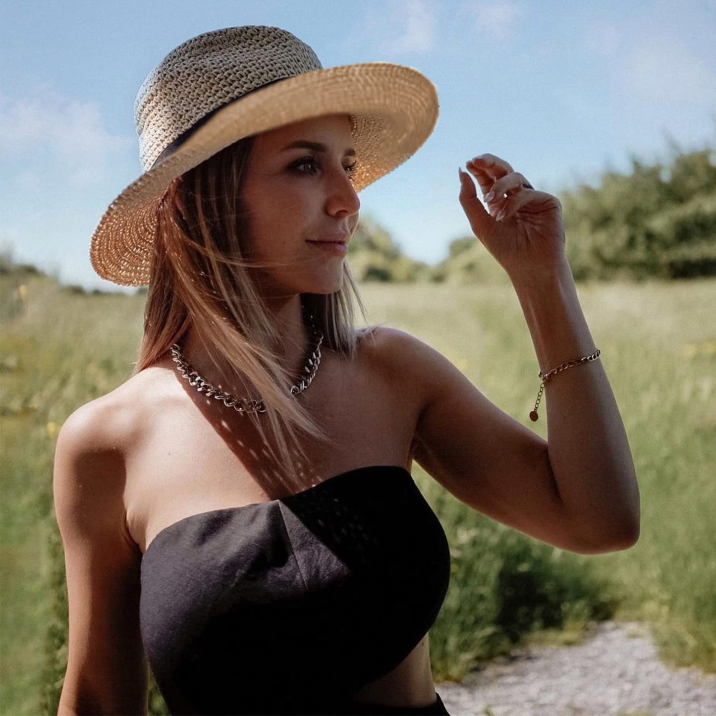 Women Sun Hats Summer Beach Straw Hat