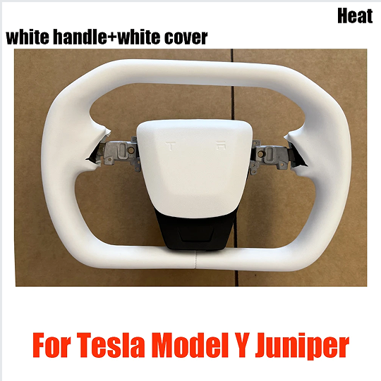 Cybertruck 350mm Yoke Handle For Tesla Model Y Juniper Cybertruck Yoke Steering Wheel Racing Model Y Juniper 2026 Accessories