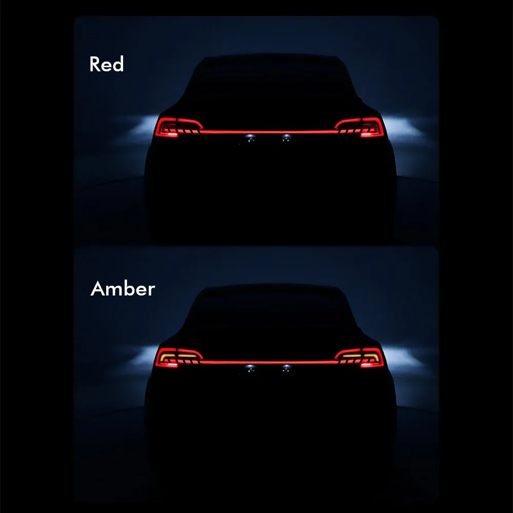RAINMAKER for Model Y 3 Full Width Taillight Model-S-Style Rear LED Lamp Brake Light Turning Signal For Tesla 3 Y OEM Tail Light