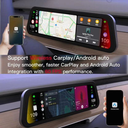 2025 GISAEV New Futhope Physical Control Multi-function Button For Tesla model 3 model Y highland 2021-2024 Rotating LCD Display