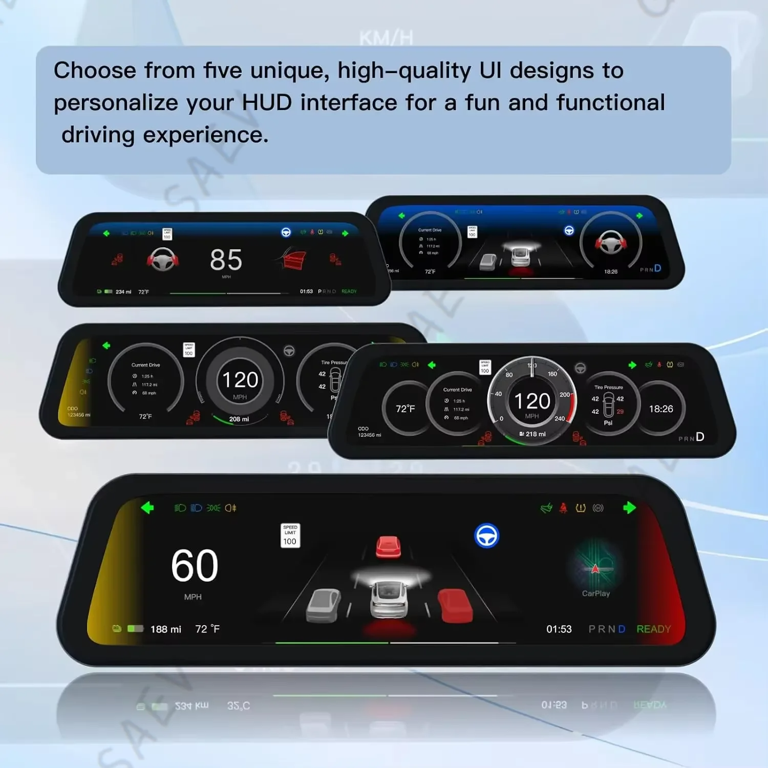 2025 GISAEV New Futhope Physical Control Multi-function Button For Tesla model 3 model Y highland 2021-2024 Rotating LCD Display