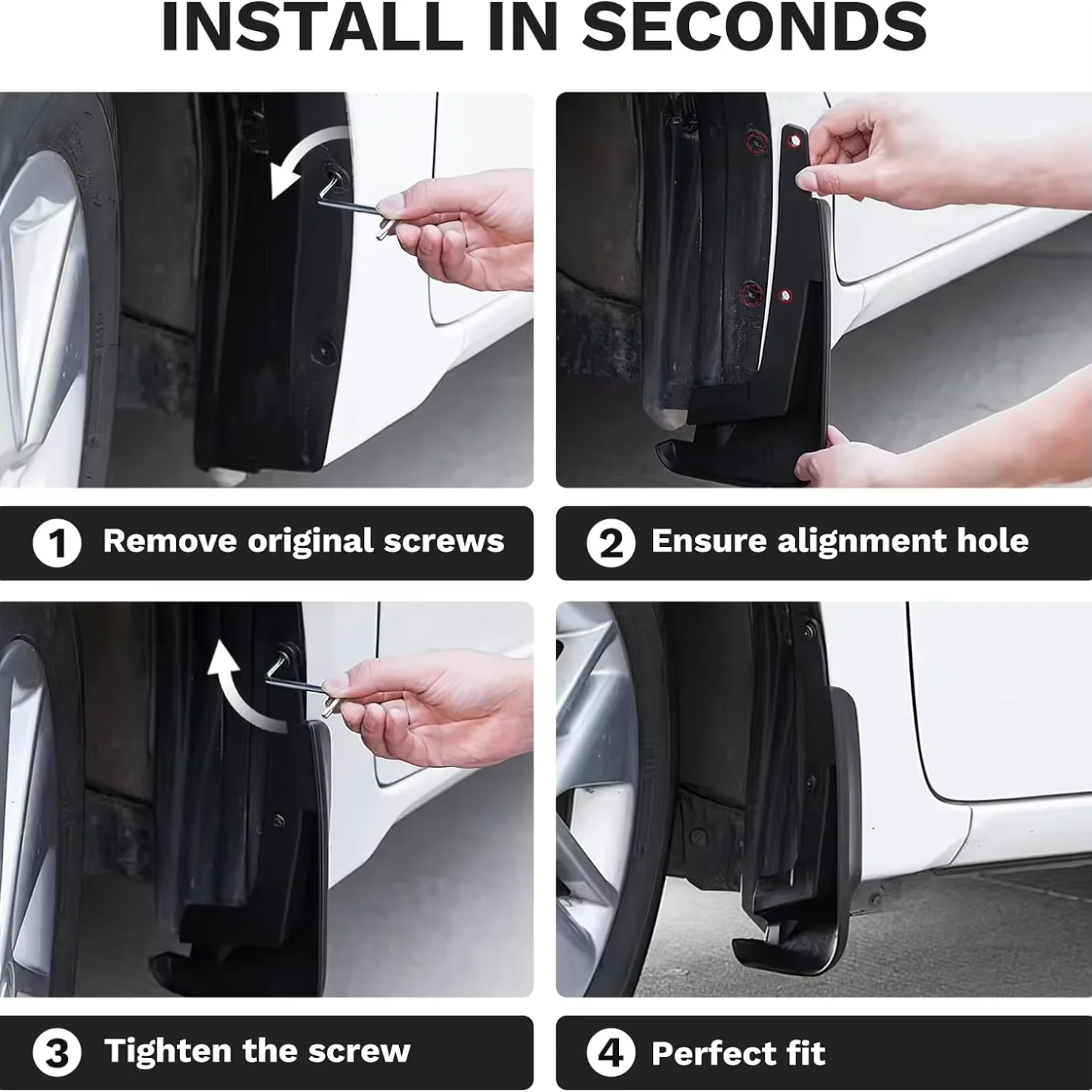 For Tesla New Model Y Juniper Premium/Performance 2025+ TPE Floor Mats Luggage Mat Wear-resistant Foot Pads ModelY Trunk Mats