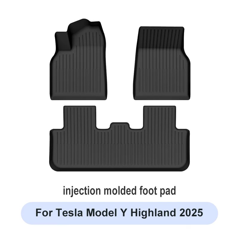 For Tesla New Model Y Juniper Premium/Performance 2025+ TPE Floor Mats Luggage Mat Wear-resistant Foot Pads ModelY Trunk Mats