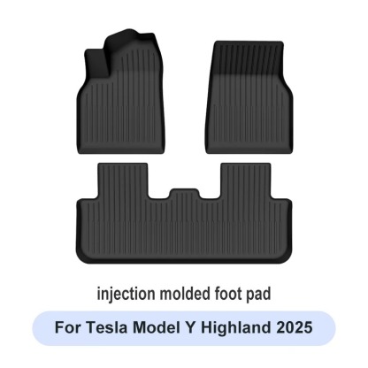 For Tesla New Model Y Juniper Premium/Performance 2025+ TPE Floor Mats Luggage Mat Wear-resistant Foot Pads ModelY Trunk Mats