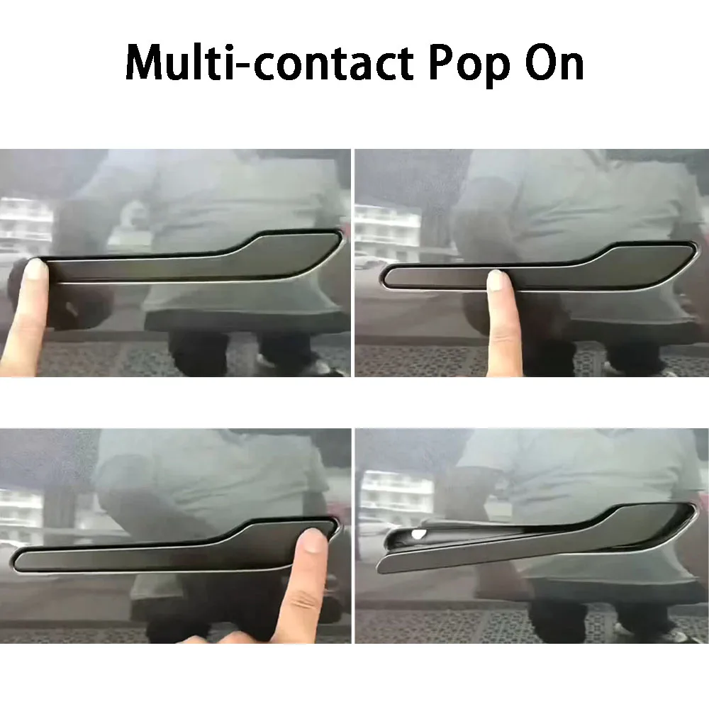 New Y Juniper OEM Chrome Door Handle  Auto Presenting for Tesla Model 3 Y 3 Highland Y Juniper Welcome Mode Multi-contact Pop Up