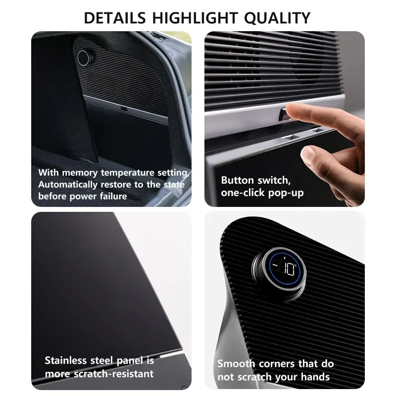 Trunk Car Refrigerator 10L for Tesla New Model 3 2025 Highlan Compressor Freezer Cooler Fridge Outdoor Travel Camping car Fridge