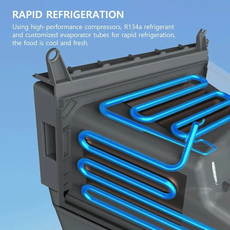 Trunk Car Refrigerator 10L for Tesla New Model 3 2025 Highlan Compressor Freezer Cooler Fridge Outdoor Travel Camping car Fridge