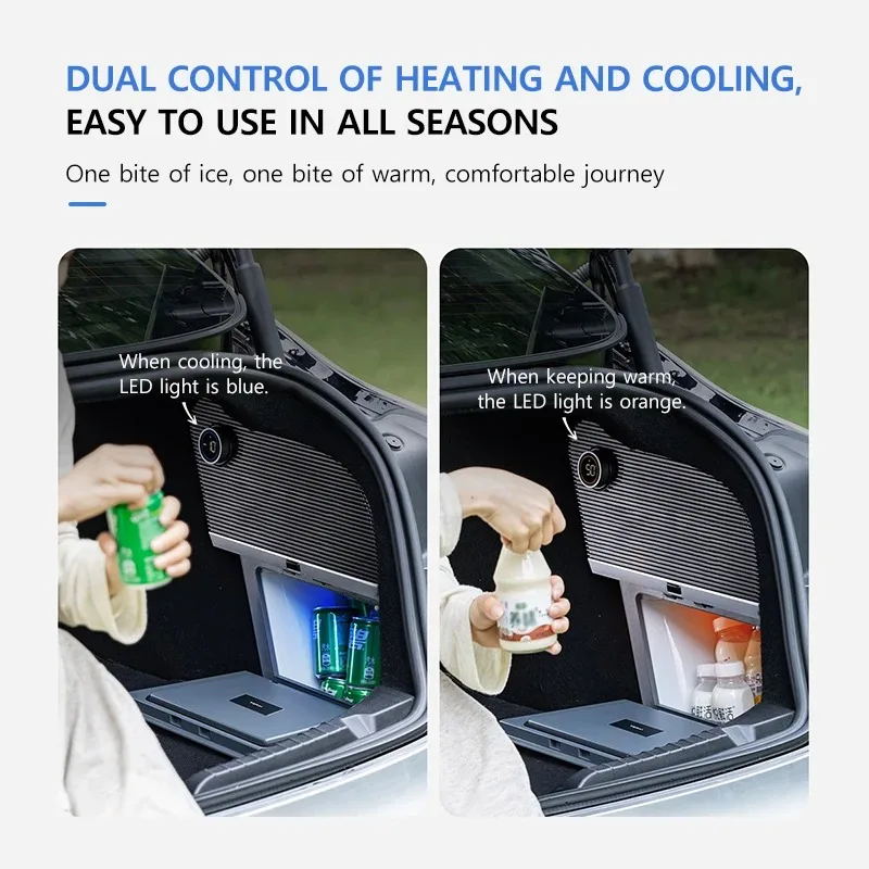 Trunk Car Refrigerator 10L for Tesla New Model 3 2025 Highlan Compressor Freezer Cooler Fridge Outdoor Travel Camping car Fridge