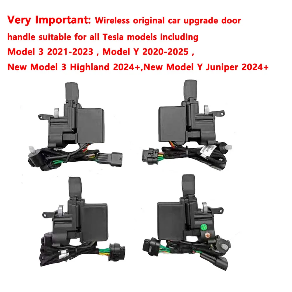 New Y Juniper OEM Chrome Door Handle  Auto Presenting for Tesla Model 3 Y 3 Highland Y Juniper Welcome Mode Multi-contact Pop Up
