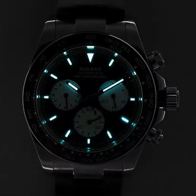 Diving men's watch panda automatic mechanical timing movement watch waterproof ceramic bezel