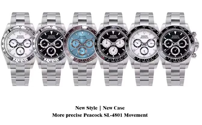 Diving men's watch panda automatic mechanical timing movement watch waterproof ceramic bezel