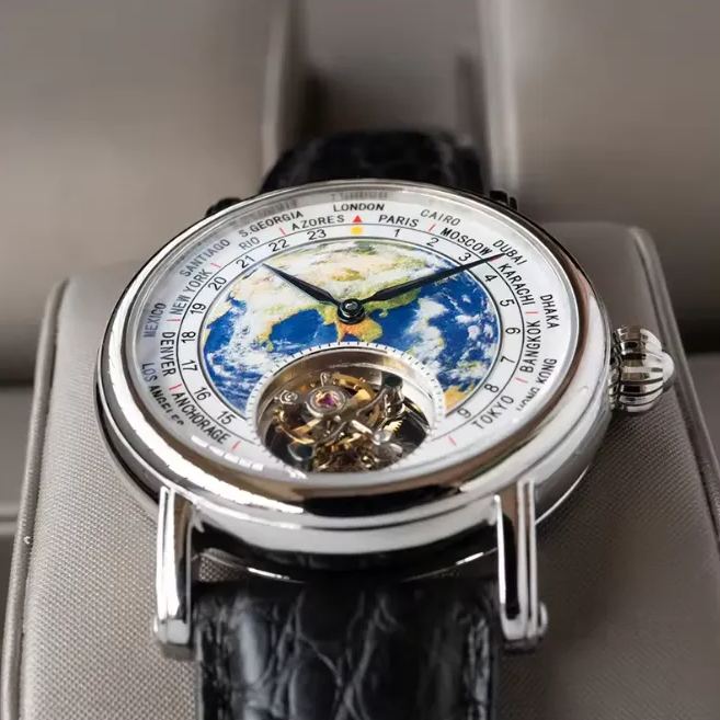 Enamel dial original ST8000 HandWind movement watch luxury business men's watch sapphire