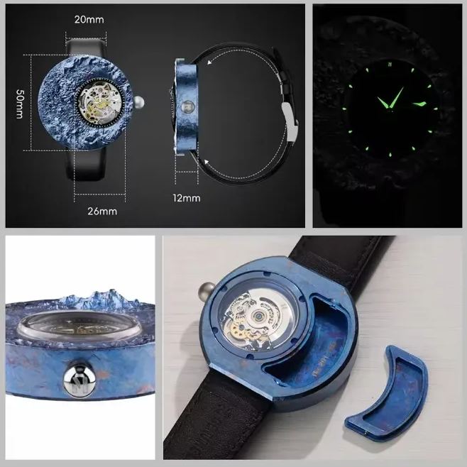 Hollow out automatic watch men's limited edition mechanical watch