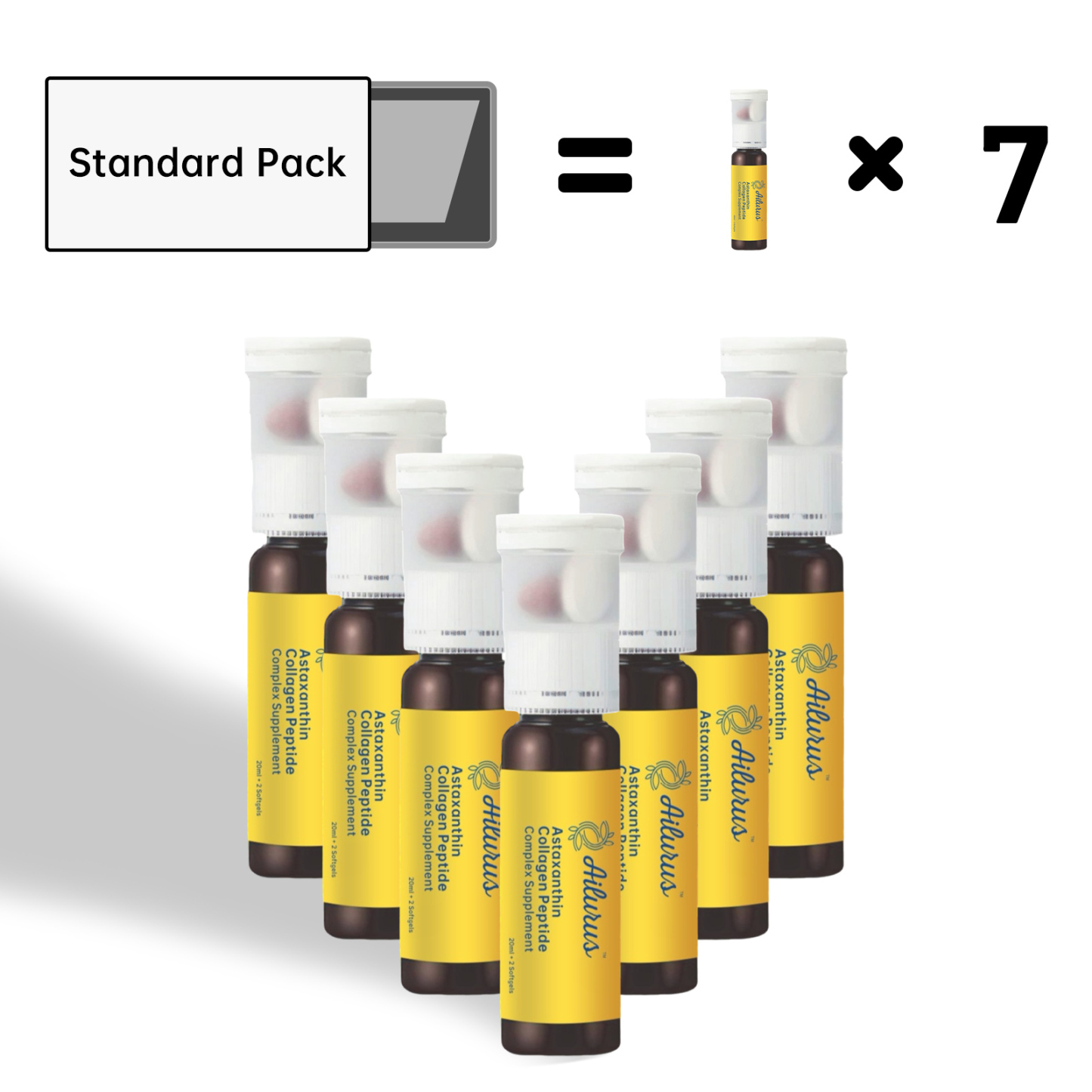 Astaxanthin Collagen Peptide Complex Supplement